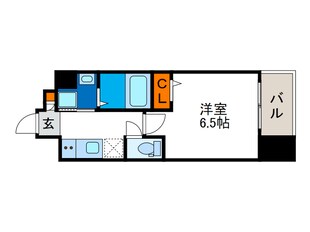 エグゼ難波西Ⅲの物件間取画像